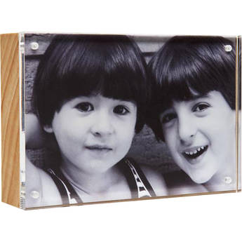 Canetti Design Group Wood Back Magnet Frame (3.5 x 5", Natural Wood)
