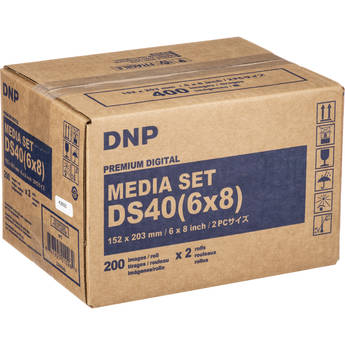 DNP Print Pack for DS40 Printer (6 x 8", 2-Pack)