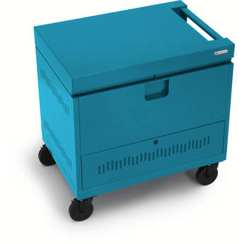 Bretford CUBE Toploader 40-Device Charging Cart (Pacific Blue)