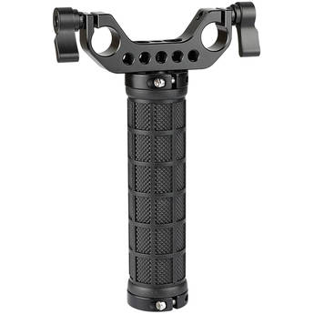 CAMVATE Rubber Handgrip with Rod Bracket for Shoulder Rig (15mm LWS)