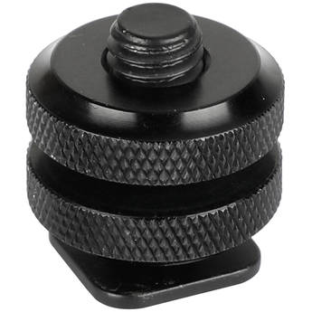 CAMVATE Shoe Mount Adapter with 3/8"-16 Post and Locking Thumb Wheels