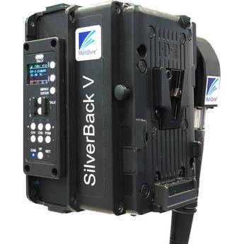 MultiDyne SilverBack V 4K SMPTE Fiber Transceiver Camera Back (V-Mount)