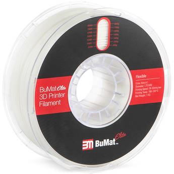 BuMat Elite 1.75mm Flexible Filament (1kg, Natural)