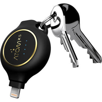 AtomXS 2-Hour Key Chain Emergency Charger (800mAh, Lightning)