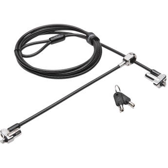 Kensington N17 Keyed Dual Head Laptop Lock for Dell Devices (Master Keyed)