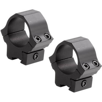 SOUSA Optics 22 Type Low Aluminum Riflescope Rings for 3/8"-11mm Dovetail (1", Black)