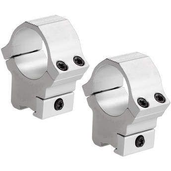 SOUSA Optics 22 Type Medium Aluminum Riflescope Rings for 3/8"-11mm Dovetail (1", Stainless)