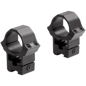 SOUSA Optics 22 Type High Aluminum Riflescope Rings for 3/8"-11mm Dovetail (1", Black)