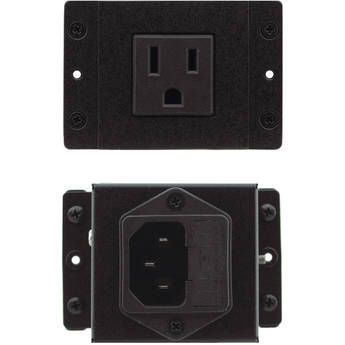 Kramer TBUS Dual Socket Module with 1 Universal AC Power Socket and 2 USB Charging Ports