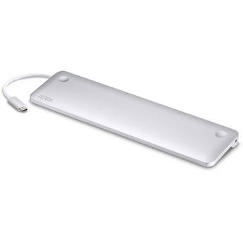 ATEN 10-In-1 USB Type-C Multiport Dock with Power Pass-Through