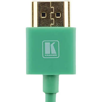Kramer C-HM/HM/PICO/GR-10 Ultra-Slim Flexible High-Speed HDMI Cable with Ethernet (Green, 10')