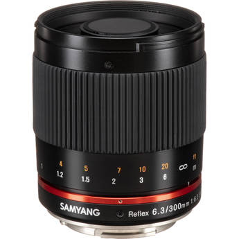 Samyang Reflex 300mm f/6.3 ED UMC CS Lens for Sony E Mount (Black)
