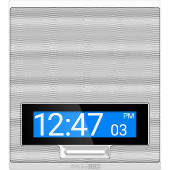 AtlasIED 8" Indoor PoE+ IP Speaker with Talkback Microphone, LCD Display, and LED Flashers