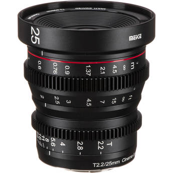 Meike 25mm T2.2 Manual Focus Cinema Lens (MFT Mount)