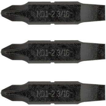Leatherman #1/#2 Phillips & 3/16" Flat Screwdriver Bit (3-Pack)