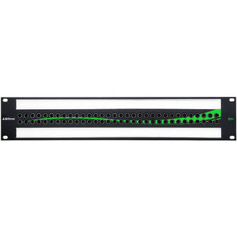 Bittree 2 x 32 64-Point 12 GHz 8K/4K Mini-WECO Midsize Video Patchbay (2 RU)