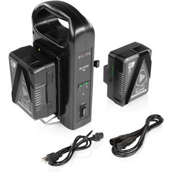 SHAPE Full Play 2 Battery Kit with 2-Bay Vertical Charger (Gold Mount)