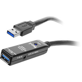SIIG USB-A 3.0 Male to Female Active Repeater Cable (49')