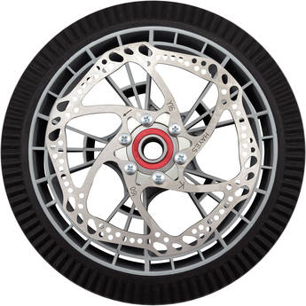 Magliner Microcelluar Wheel with One-Piece Polyethylene Plastic Hub (10")