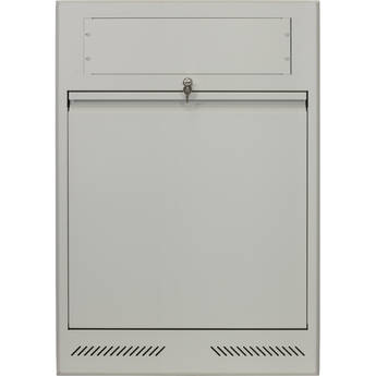 Lowell Manufacturing LTR Series Surface-Mount Tilt-Open Dual-Bay Wall Rack (3 + 2 RU)