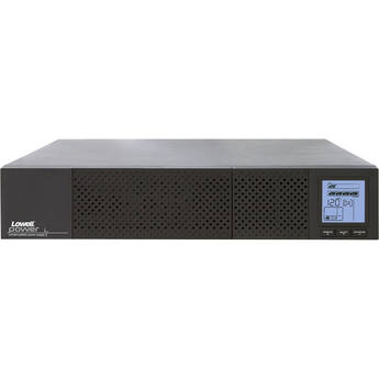 Lowell Manufacturing Line Interactive UPS 1500VA (1350W) with 4-Point Rail Kit, 2U, Tower Pedestals