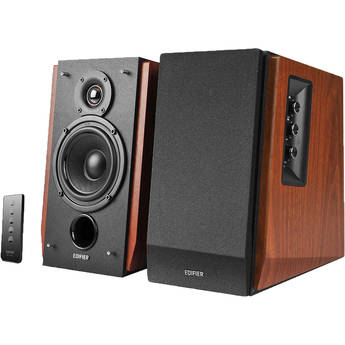 Edifier R1700BT 2-Way Active Bluetooth Bookshelf Speakers (Wood, Pair)