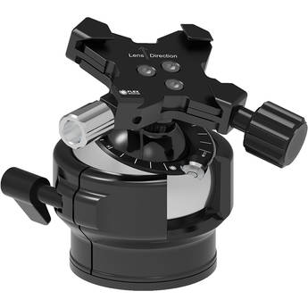 FlexShooter Pro Ball Head with Arca-Type Locking Knob Receiver (Black and Silver)