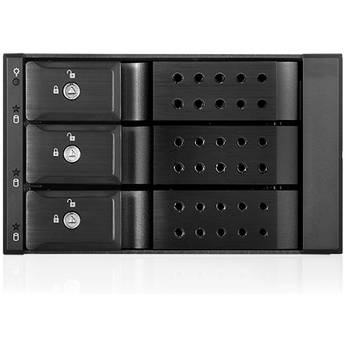 iStarUSA Trayless 2 x 5.25" Drive Bay to 3 x 3.5" Drive Bay HDD Rack (Black)
