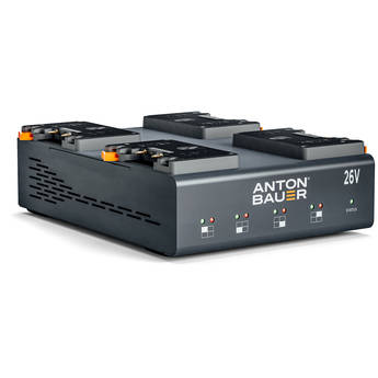 Anton/Bauer QUAD 6A Multi-Voltage Gold Mount/Plus Charger