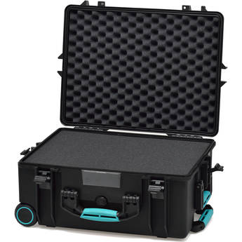 HPRC 2600 Wheeled Hard Case (Black with Blue Handle)