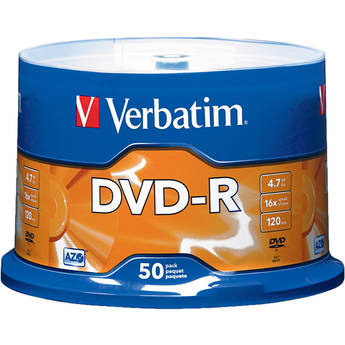 Verbatim DVD-R 4.76GB 16x (50-Pack)