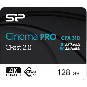 Silicon Power 128GB Cinema PRO CFX 310 cFAST 2.0 Memory Card