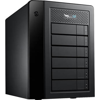 Promise Technology Pegasus32 R6 24TB 6-Bay Thunderbolt 3 RAID Array (6 x 4TB)