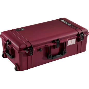 Pelican Wheeled Check-In Case with Lid Organizer and Packing Cubes (Oxblood)