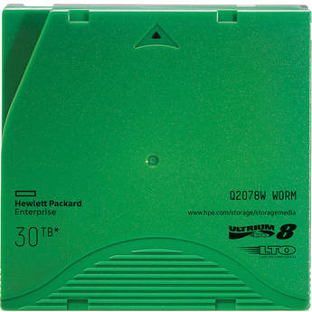 Hewlett Packard Enterprises LTO-8 Ultrium RW Custom-Labeled Data Cartridge (20-Pack, Without Cases)