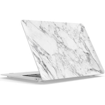 iBenzer Hard-Shell Case for 2018 and 2019 13.3" MacBook Air (White Marble)