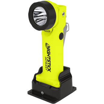 Nightstick INTRANT Intrinsically Safe Rechargeable Dual Angle Light with Charging Dock & AC Battery Carrier (Green)