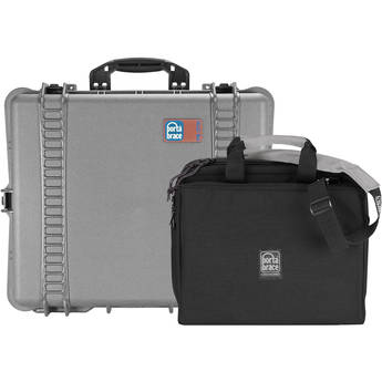 PortaBrace Combination Hard Shipping Case with Removable Soft Case (Blue)