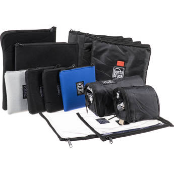 PortaBrace 9-Pouch Set with Two Large Clear Pouches & Two Lens Cups