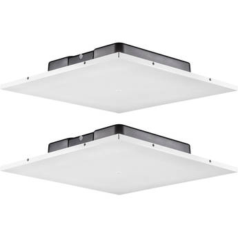 JBL LCT 81C/T Low-Profile Lay-In 2 x 2' Ceiling Tile Loudspeaker (2-Pack, White)