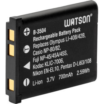 Watson LI-42B / NP-45A / LB-012 Lithium-Ion Battery (700mAh)