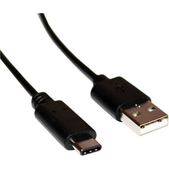 Tera Grand USB 2.0 Type-C Male to Type-A Male Cable (6', Black)