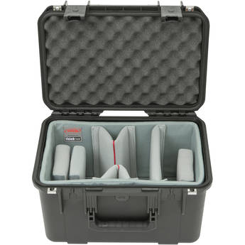 SKB iSeries 1610-10 Waterproof Case with Video Dividers and Lid Foam (Black)