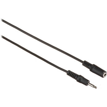 Williams Sound WCA 007 3.5mm Male TS to 3.5mm Female TS Mic Extension Cable with Mic Clips (12')