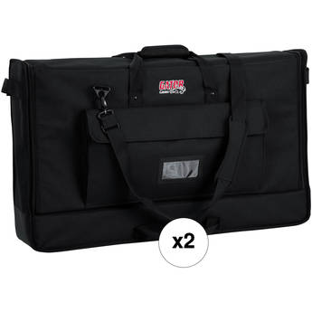 Gator Medium Padded Nylon Carrying Tote Bag for LCD Screens (27-32", 2-Pack)