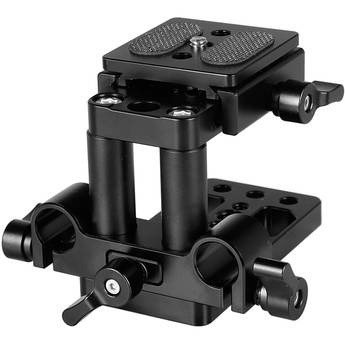 CAMVATE Arca-Type Tripod Baseplate with Quick Release Plate & 15mm LWS Rod Mount