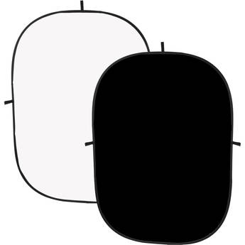Angler Collapsible Background II (Black/White, 5 x 7')