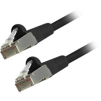 Comprehensive Cat 6 Snagless Shielded Ethernet Cable (7', Black)