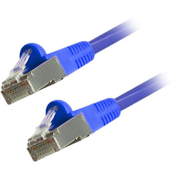 Comprehensive Cat 6 Snagless Shielded Ethernet Cable (50', Blue)