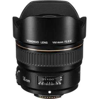 Yongnuo YN 14mm f/2.8N Lens for Nikon F